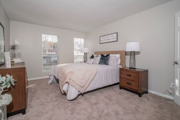 The Residence at Christopher Wren apartments spacious bedroom