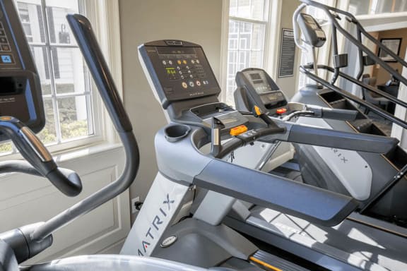 Fitness Center with cardio at The Residence at Christopher Wren