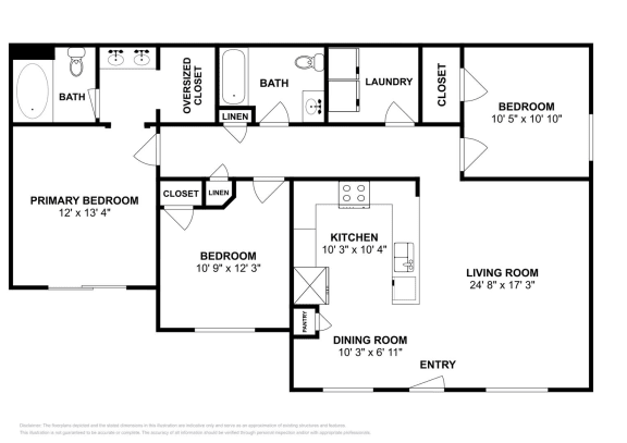 South Blvd Bellagio floor plan