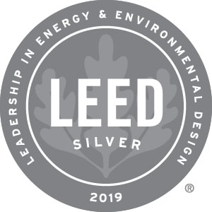 Sustainable living – LEED® Silver Certified Property