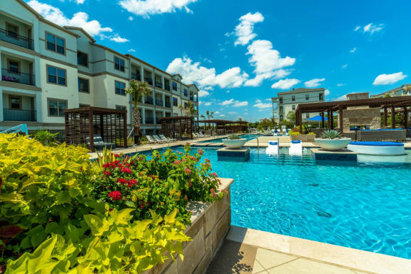 Pool view site1 at Park at Bayside, Rowlett