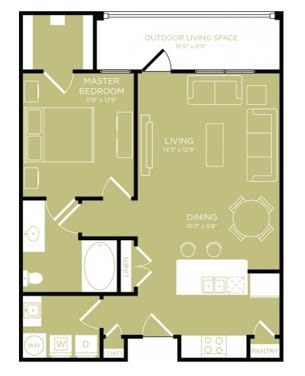 MEW A2 floor plan at Retreat at Wylie, Wylie, 75098