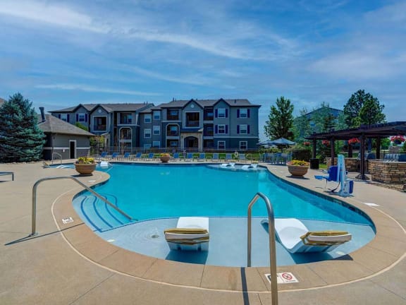 Swimming Pool at Dakota Ridge Apartments, Littleton, CO