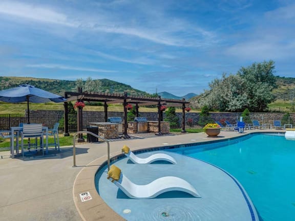 Resort-Style Pool at Dakota Ridge Apartments, Littleton, Colorado