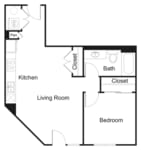 A3 Floorplan at Elan Redmond, Redmond, WA 98052