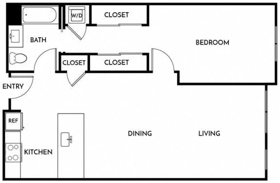 Floorplan A13 at Lyric in Walnut Creek, CA