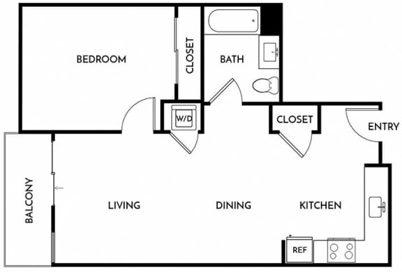 Floorplan A2 at Lyric in Walnut Creek, CA