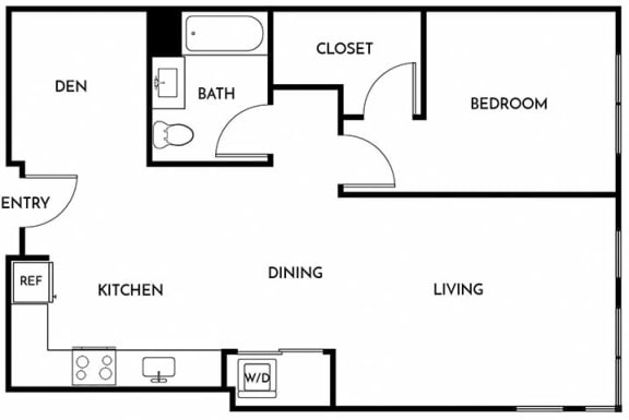 Floorplan B1 at Lyric in Walnut Creek, CA