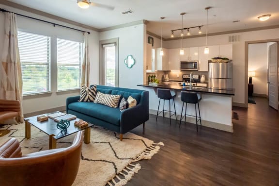 Resort Style Living Rooms at Mansions at Spring Creek, Garland, Texas