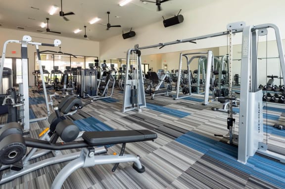 High-Tech Fitness Center at Towers at Spring Creek, Garland, Texas