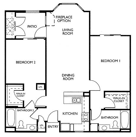 a floor plan of a house