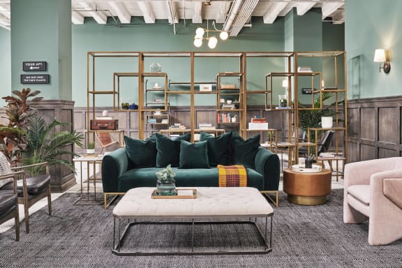 The Edison apartments social lounge
