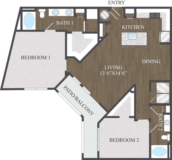 Our Apartment Floor Plans | Aspire at 610 - Houston, TX