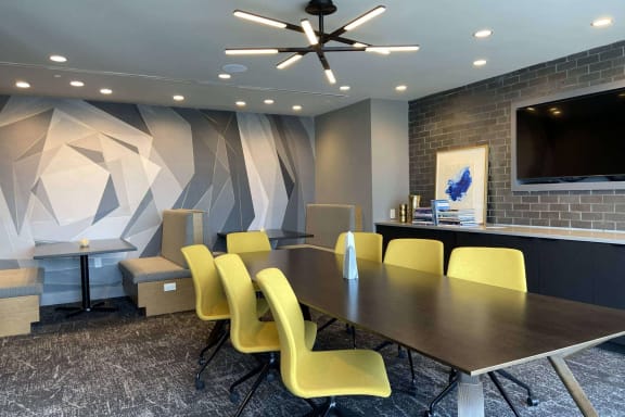 business center at Tribeca NOMA apartments