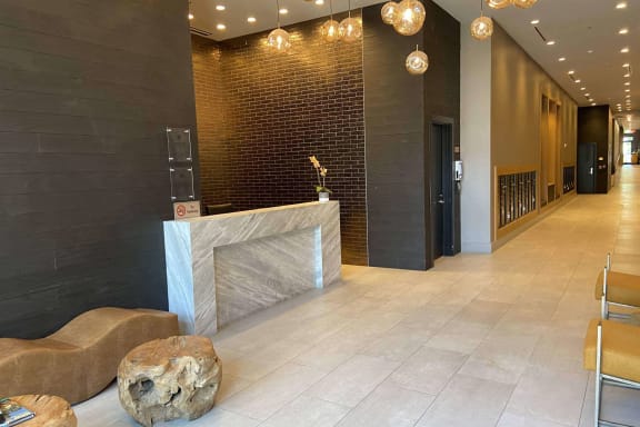 lobby at Tribeca NOMA apartments
