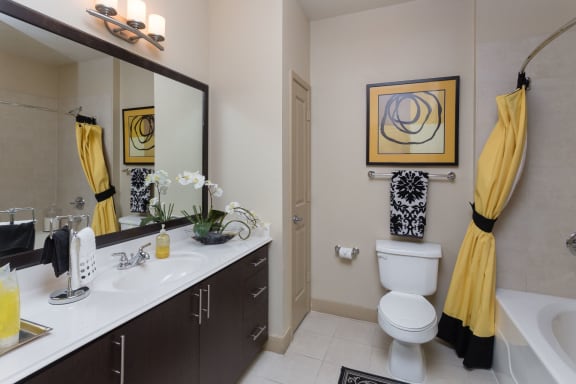 Luxurious Bathrooms at The Core, Houston, Texas