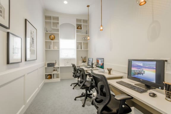 Office table chair at Park 3Eighty, Aubrey