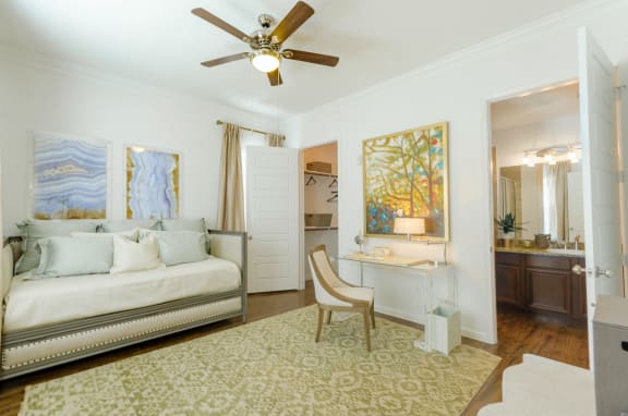 Beautiful interior of living room at Retreat at Wylie, Wylie