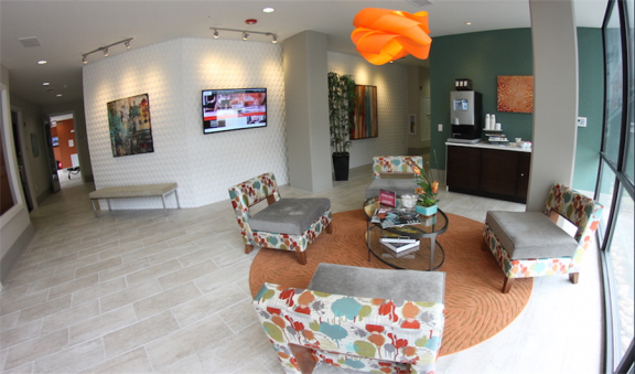 Resident Lounge Plus Kitchen at Artisan on 18th, Nashville, Tennessee