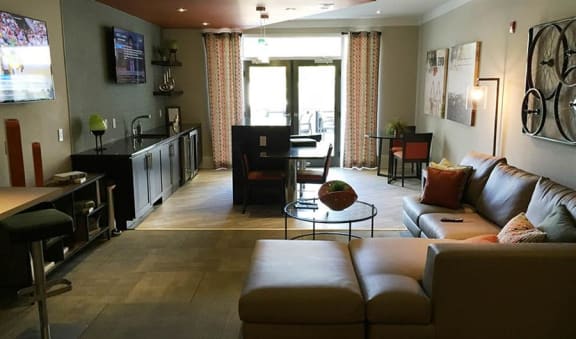 Modern Living Room at Artisan on 18th, Nashville, 37203