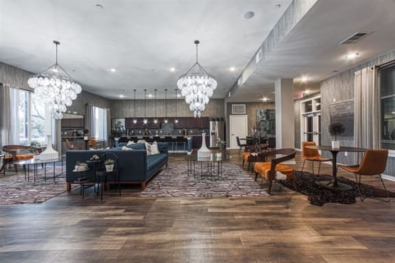 social lounge at Aspire at 610 apartments
