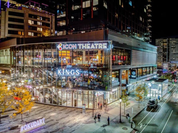 Night-Retail Shops at Via Seaport Residences, Massachusetts