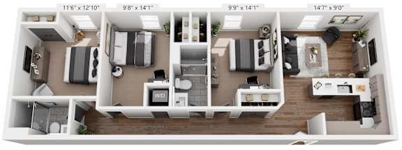 3 bed 2 bath C at The Avenue Lofts Golden Apartments, Golden 80401