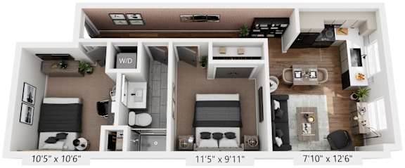2 bed 1 bath at The Avenue Lofts Golden Apartments, Colorado, 80401