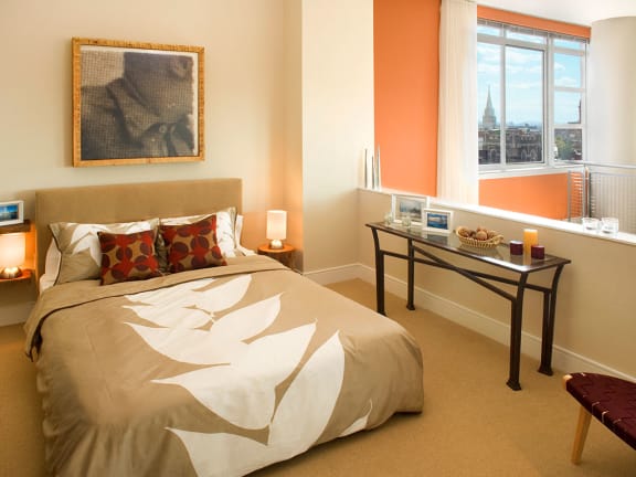 Berber carpet in bedrooms at Highland Park at Columbia Heights Metro, Washington, 20010