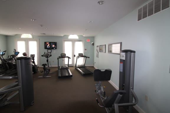 Treadmills, ellipticals, weight machines