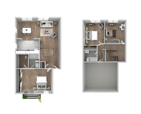 APA Floor Plan APA Floor Plan at Atlantic Pointe Apartments, New Jersey