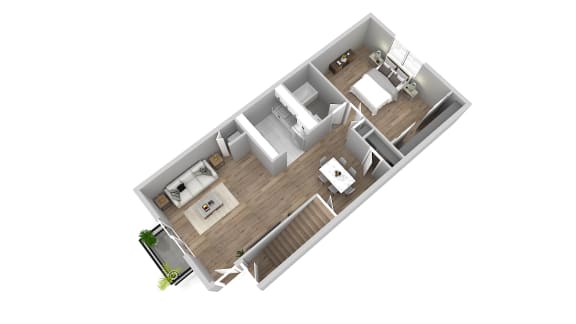 BE2 Floor Plan BE2 Floor Plan at Atlantic Pointe Apartments, Atlantic Highlands