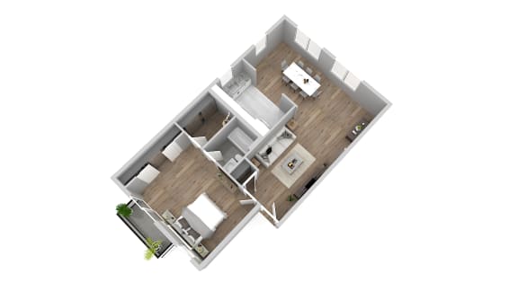 CD Floor Plan at Atlantic Pointe Apartments, Atlantic Highlands