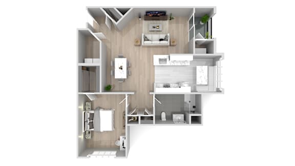 Floor Plan  2 bed 2 bath&#xA0;at Bristol Station Apartments, Carteret, New Jersey
