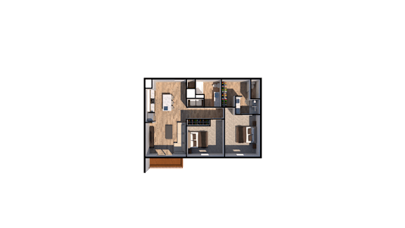 Floor Plan  the loft floor plan of the apartment on