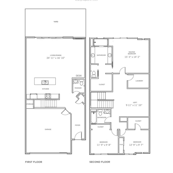 the floor plan at Novella Biltmore, Phoenix, AZ, 85016