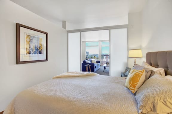 Master Bedroom at Link &#x2B; Mural, Washington, 98126