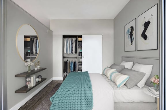 Gorgeous Bedroom at Link &#x2B; Mural, Washington