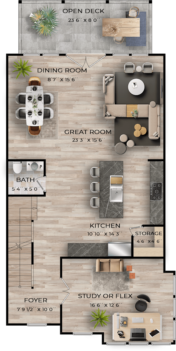 A diagram shows the layout of a house with labeled rooms such as "DINING ROOM" and "KITCHEN".