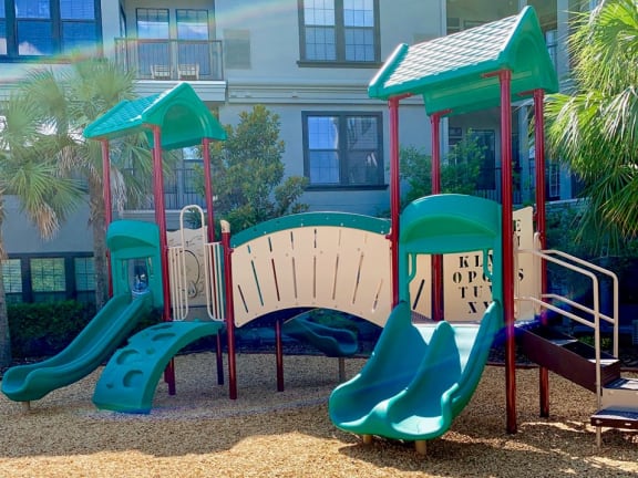 Large Playrgound with Slides and More at The Bartram Apartments in Gainesville, FL 32608