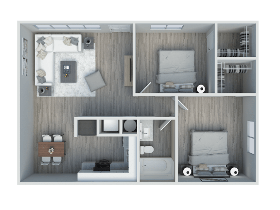 a 1 bedroom floor plan | apartments in garland tx