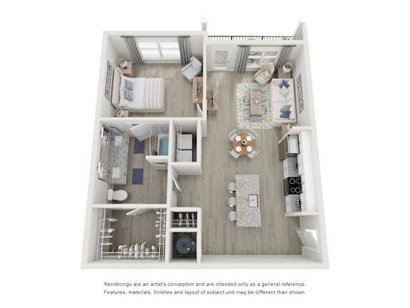 a 1 bedroom floor plan  woodland commons apartments