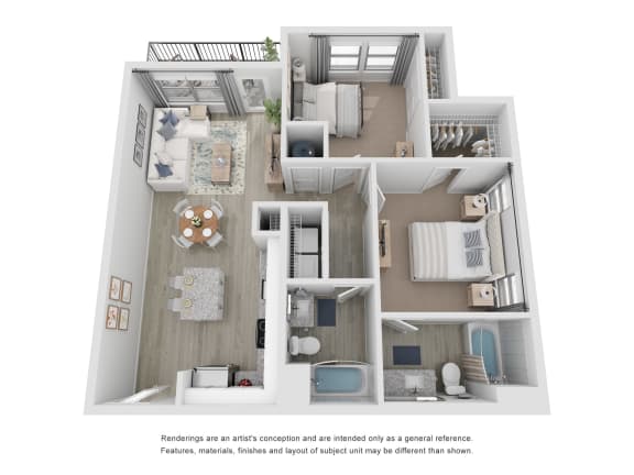 a 1 bedroom floor plan  sierra  2100 sq ft