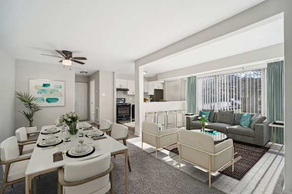 Dining Area at The Meadows at Capitol Heights in Capitol Heights, MD
