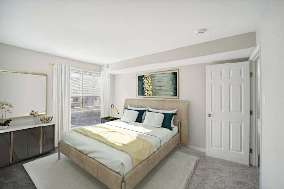 Spacious Bedroom at The Meadows at Capitol Heights in Capitol Heights, MD