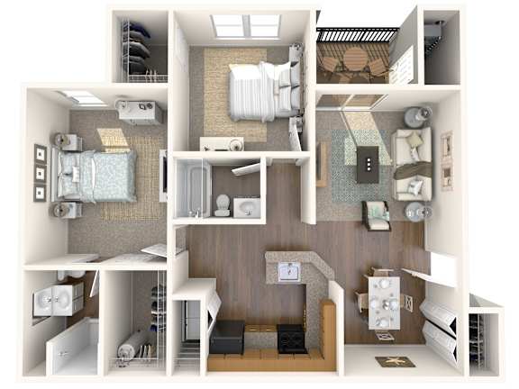 2 bed 2 bath at Park at Winterset Apartments, Owings Mills, MD