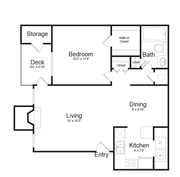 a floor plan of a home at Madison at Eden Brook, Maryland