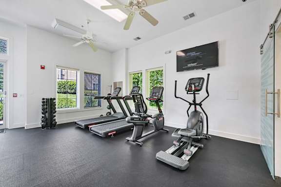 Beautiful Fitness Center at Poplar Glen Apartments, Columbia, Maryland.
