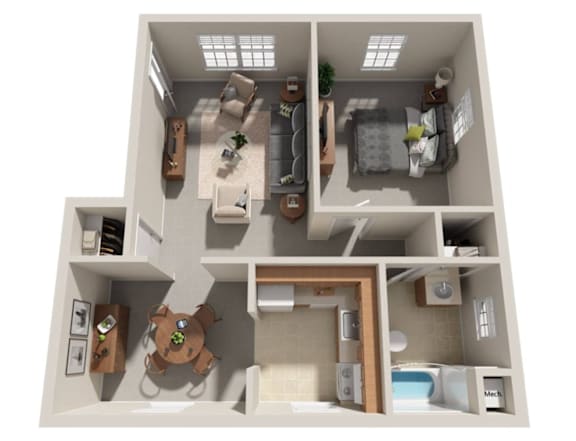1 bed 1 bath at Highland Ridge Apartments, Maryland, 20743