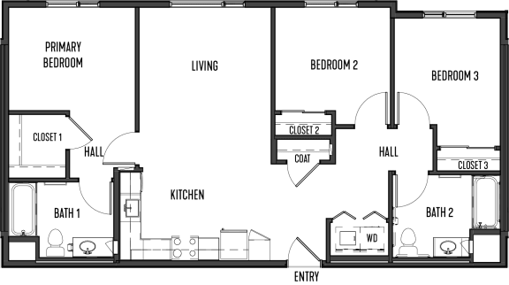 Floor Plan  a floor plan of a house with a bedroom and a living room
